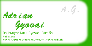 adrian gyovai business card